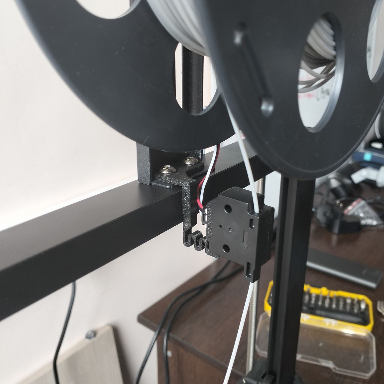 Creality Ender 3 V3 SE / KE filament runout sensor relocation