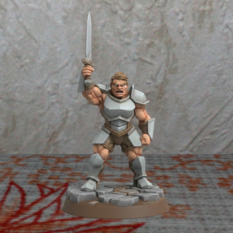 Knight of Valdor LOW FDM No Support Easypaint