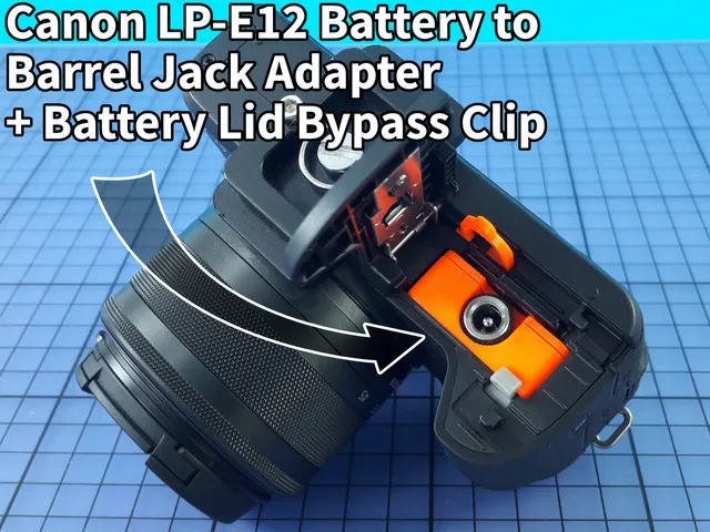 Canon LP-E12 Battery DC Adapter