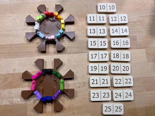105 Vorsicht: Spielende Zahlen! Mexican Train Domino (16 Player)