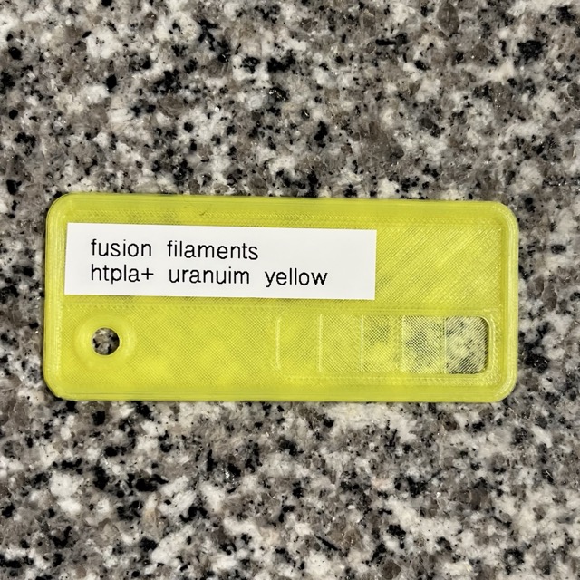 Ultimate Filament Swatch