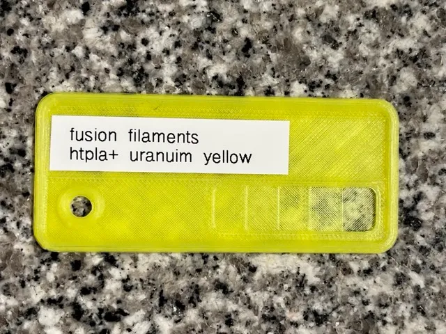 Ultimate Filament Swatch