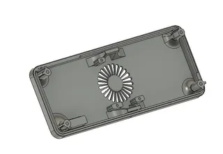 Walknail Avatar VRX blank front cover for patch templates