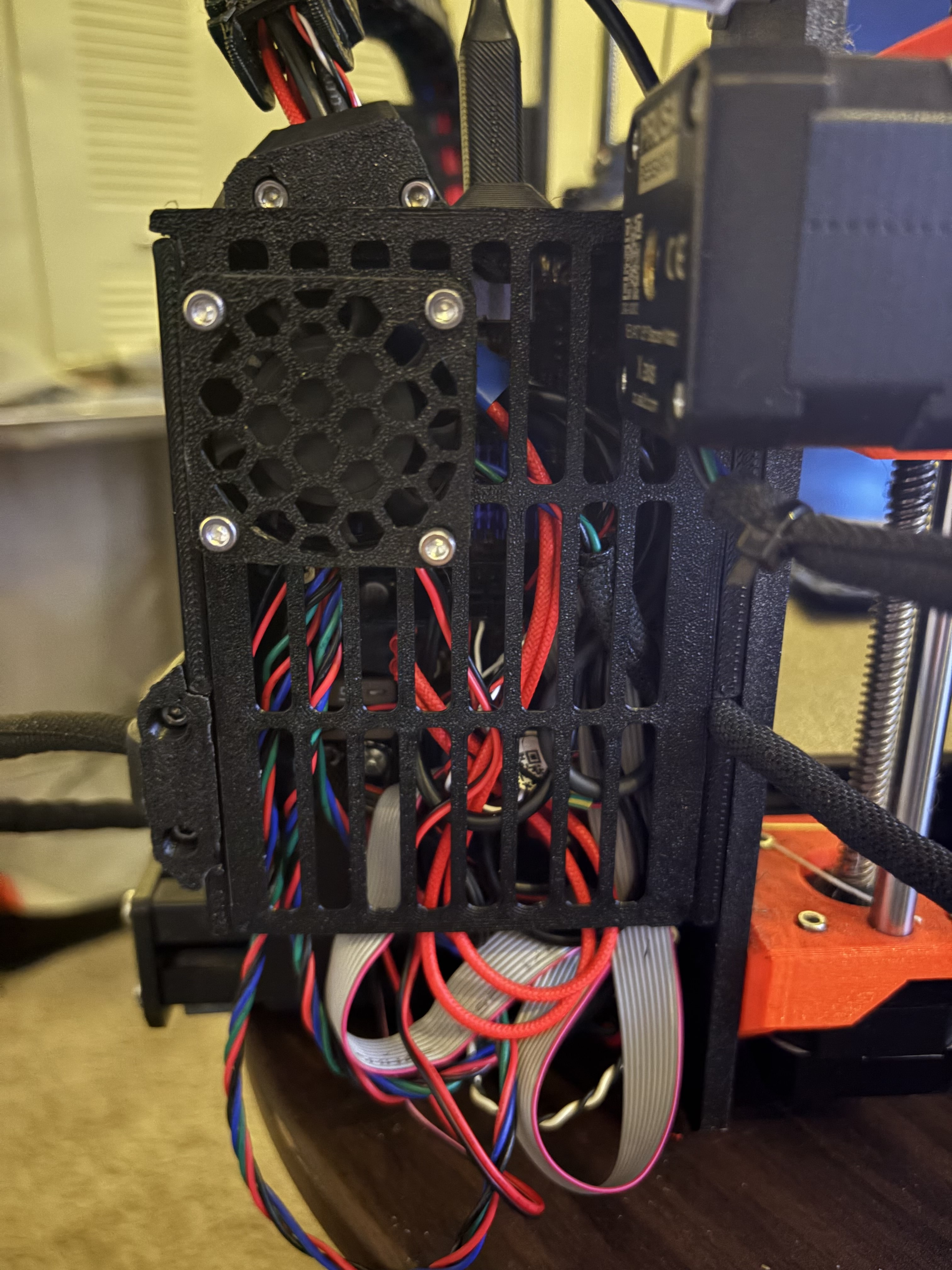 Einsy Rambo Reverse Mount Cover with 4010 Fan