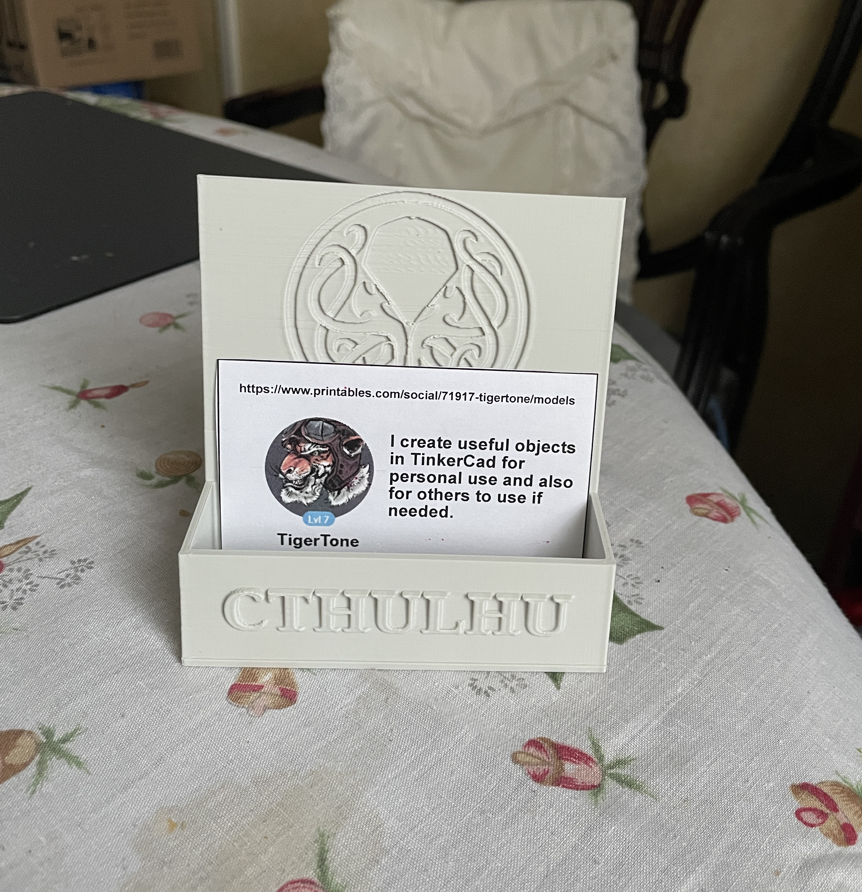 Cthulhu Business Card Holder - (Updated: 08/01/23)