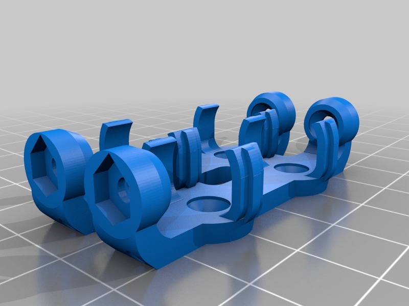 Battery holders for AA and AAA types by devlab Download free STL