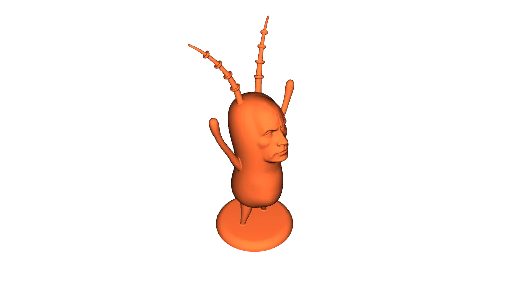 Plankrock (The Rock + Plankton) by Potato Man | Download free STL model ...