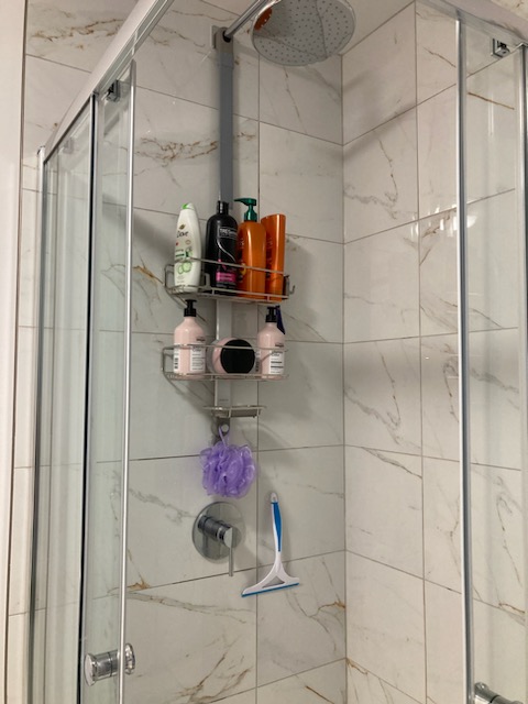 Simple Human shower rack extension