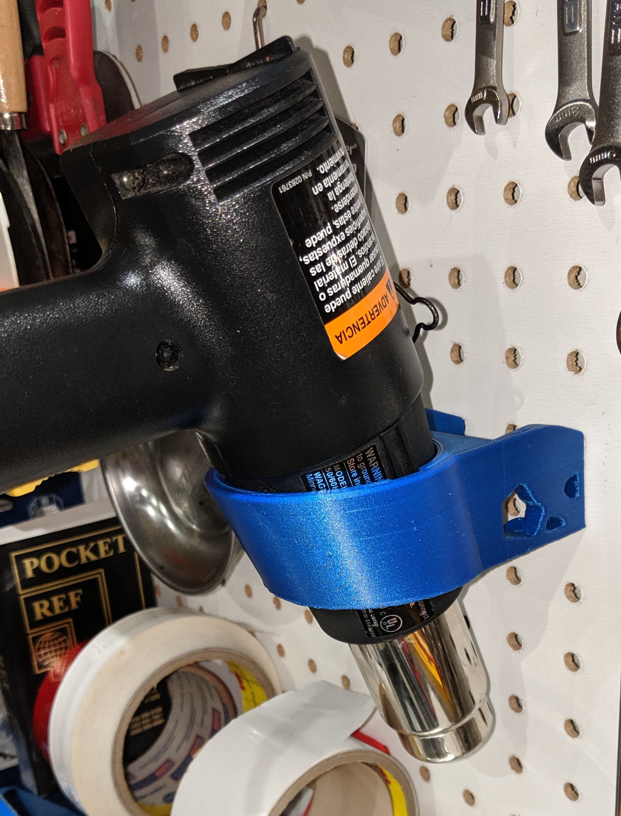 Heat Gun Pegboard Holder for Wagner HT1000 by huberjer Download free