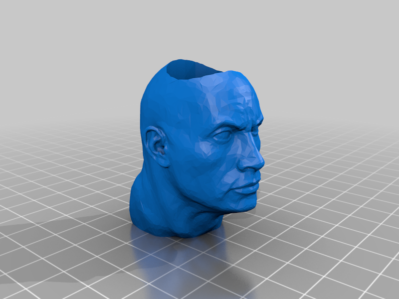 The Rock pencil holder by Antlove214 | Download free STL model ...