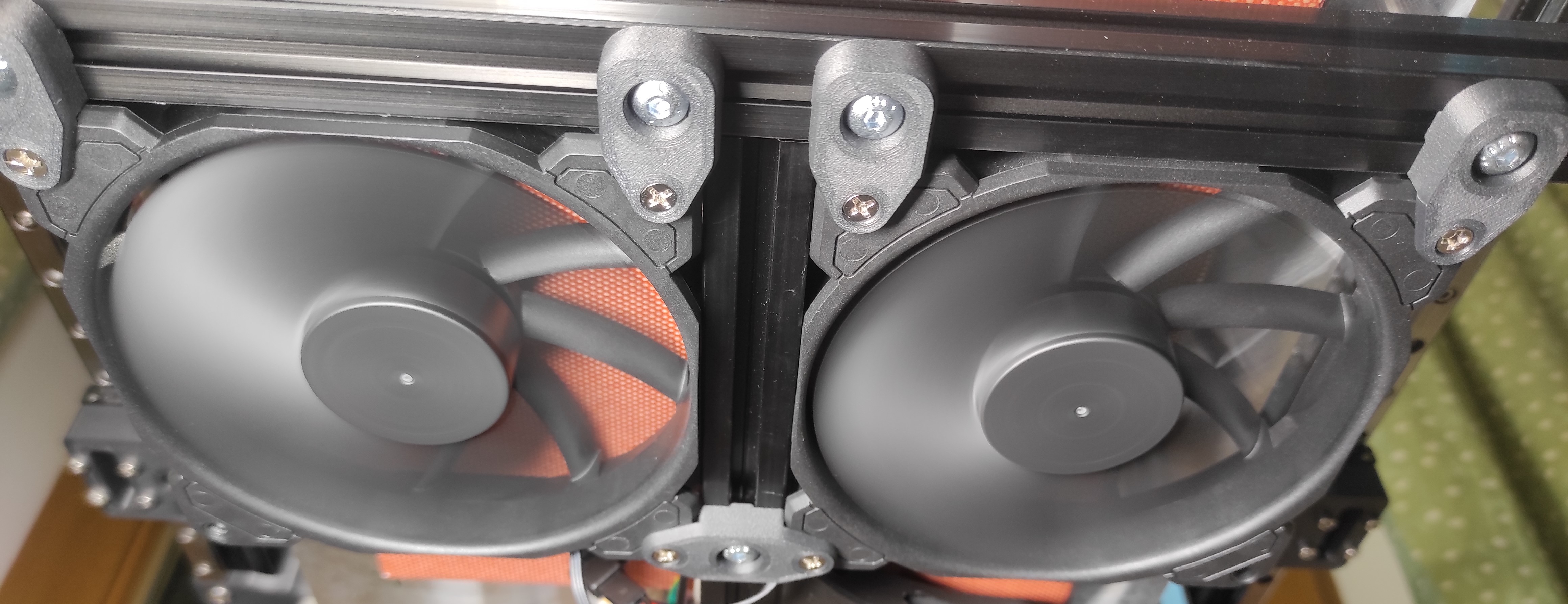 Trident 120/140mm Bed Fan Mount