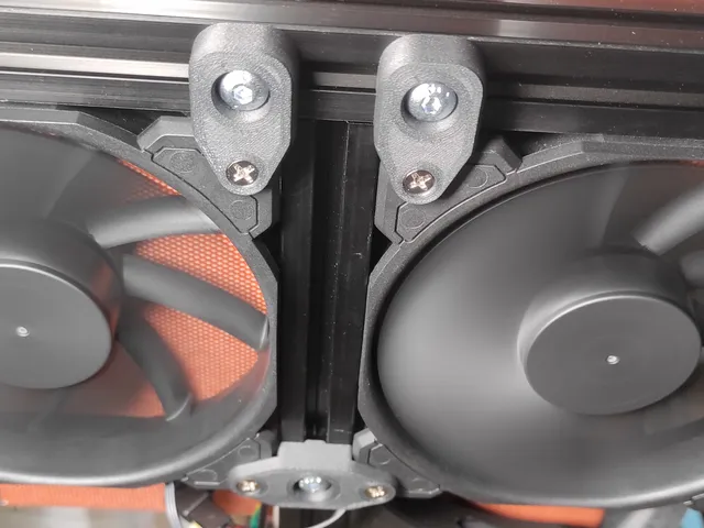 Trident 120/140mm Bed Fan Mount