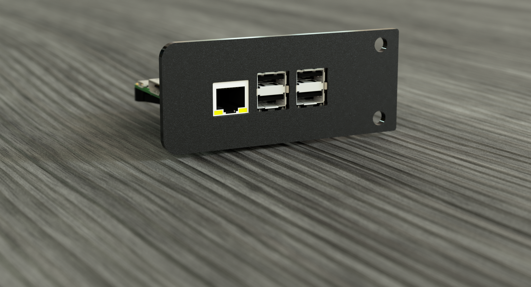 Raspberry Pi 3 case Rack Mounted (1u) UPDATED
