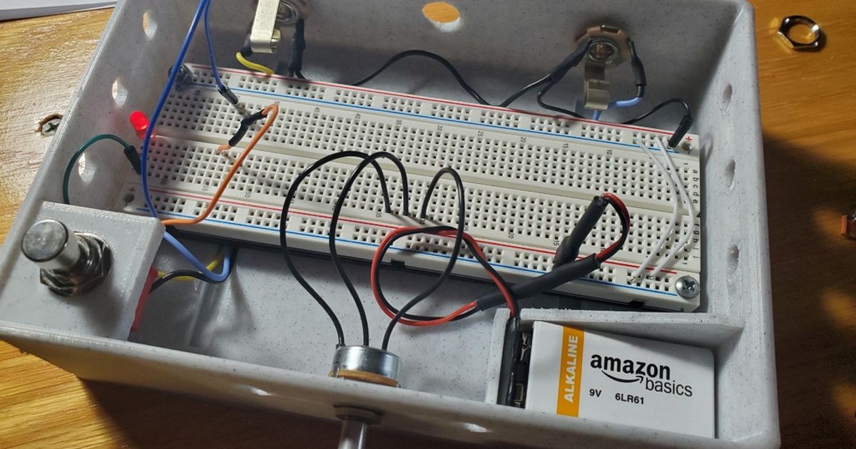 Guitar effect pedal circuit breadboarding enclosure by frogstompr