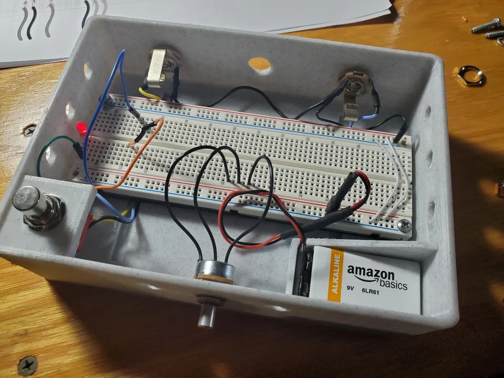 Guitar effect pedal circuit breadboarding enclosure by frogstompr