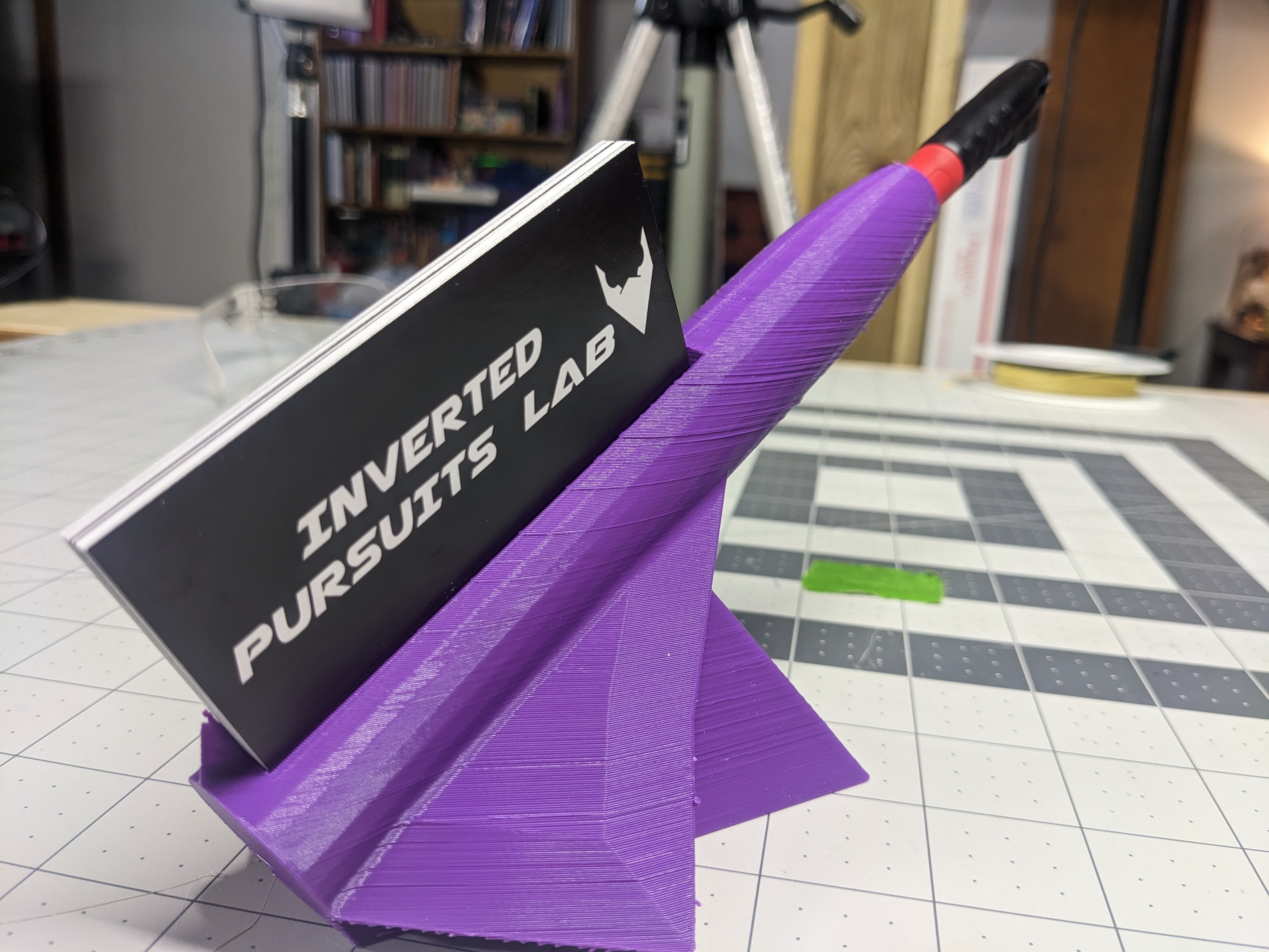 Rocket Buisness Card & Pen Holder