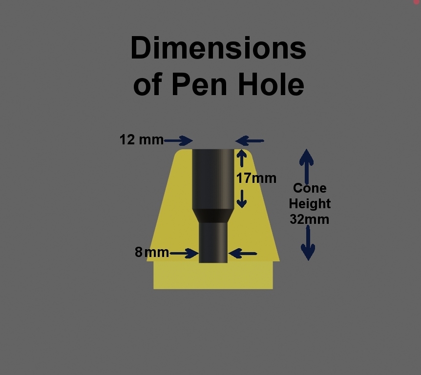 Drawing Tablet Pen Holder with Nib Storage by Will Harry Download