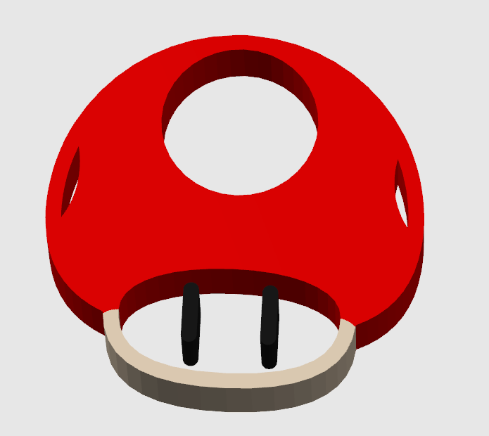 Mario Mushroom by Purple Download free STL model