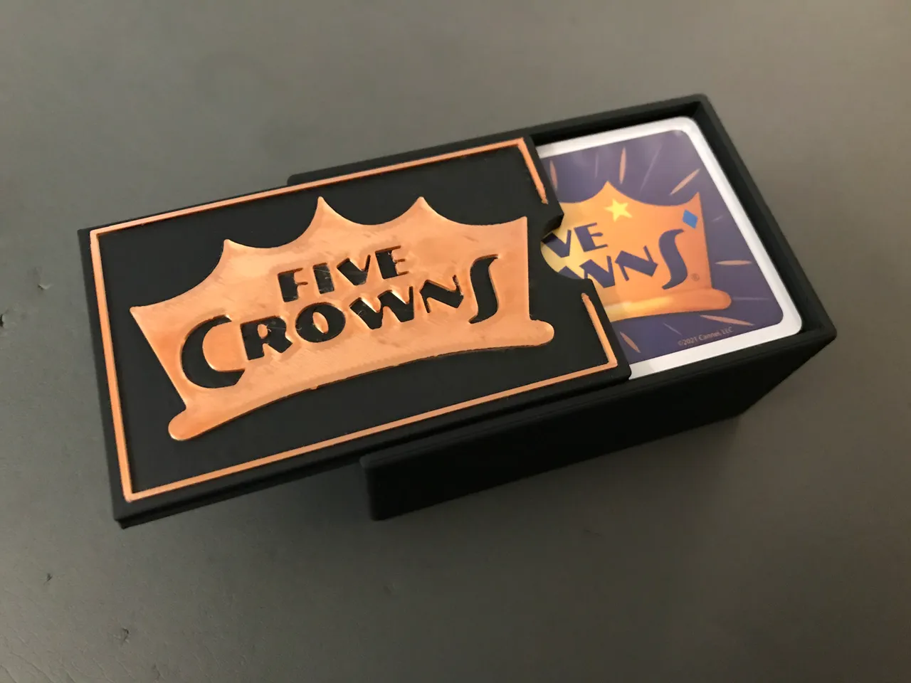 Five Crowns Deck Box by secv, Download free STL model