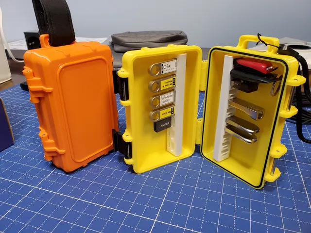 Rugged & Stackable USB A & -USB C Stick Storage Box