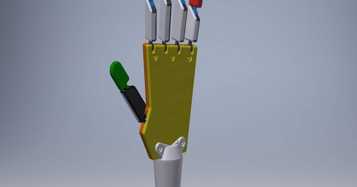 Articulated hand display stand for glove prop by dromanol | Download ...