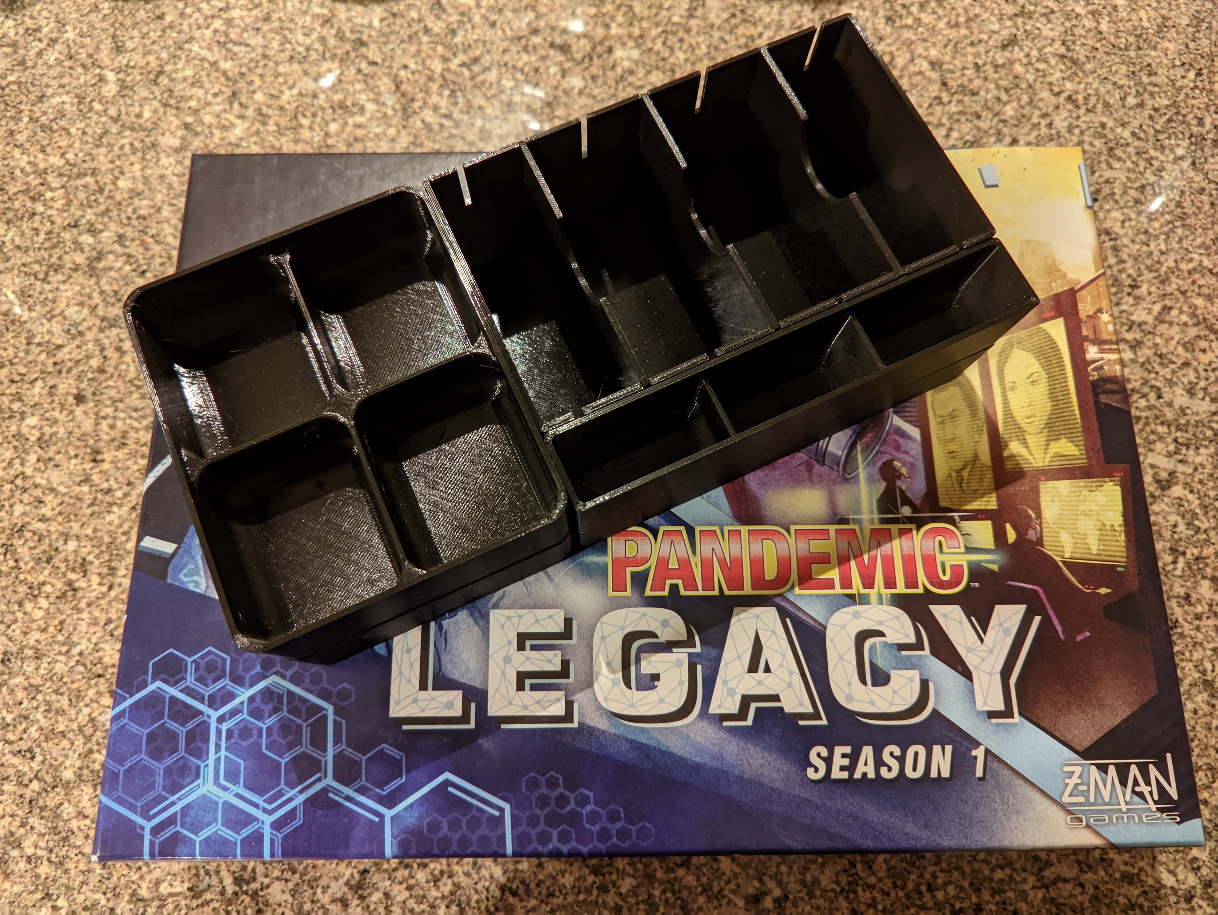 Pandemic Legacy Organizer - Fits in original box!