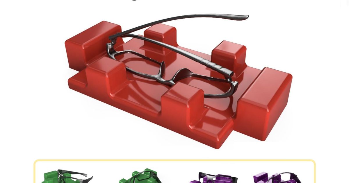 useful glasses holder by moreno utrilla Download free STL model