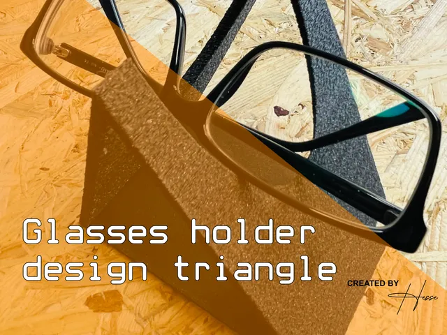 Glasses holder - triangle