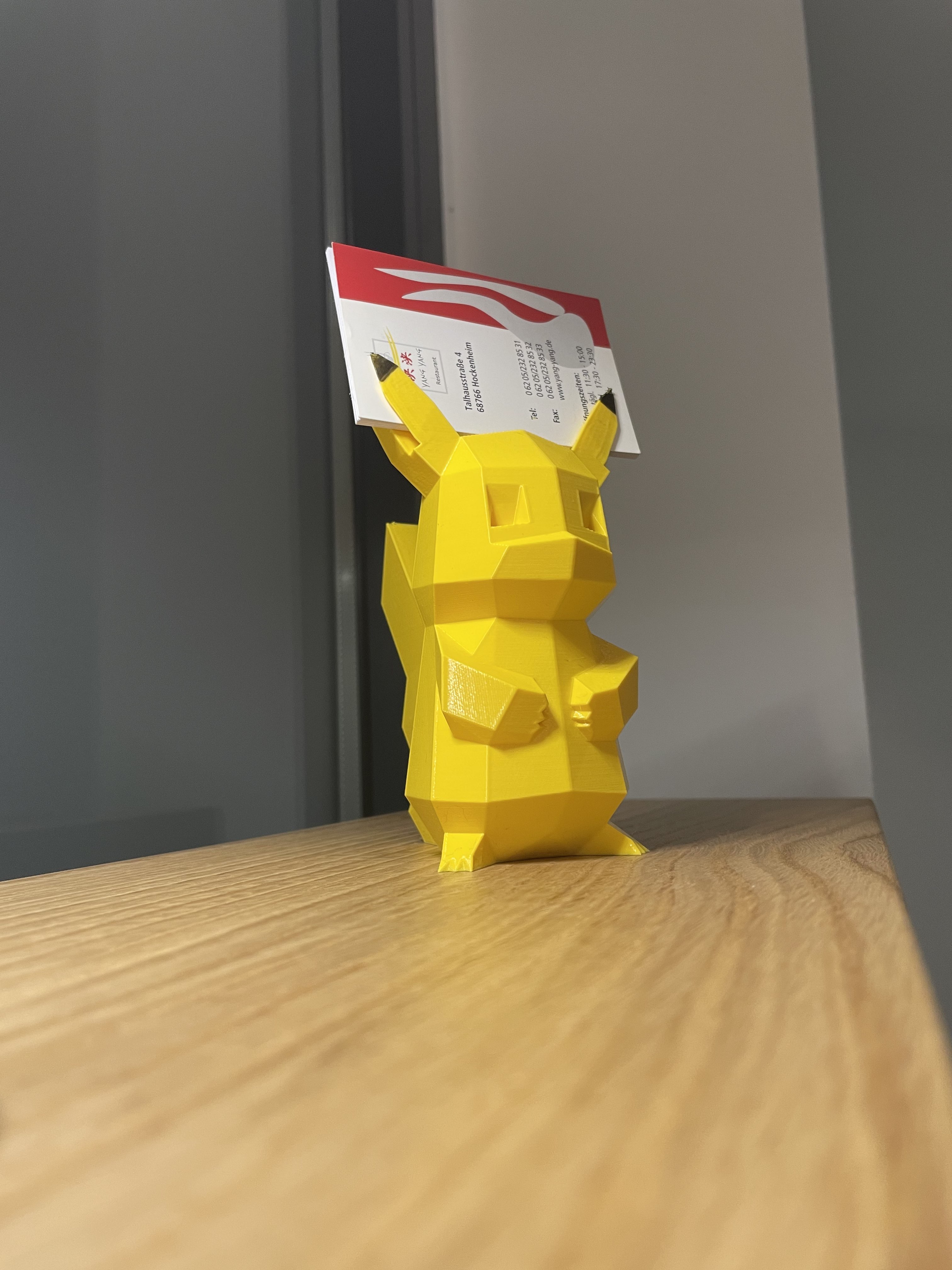 Pikachu Business Card Holder || Without Supports by 3D-Lab | Download ...