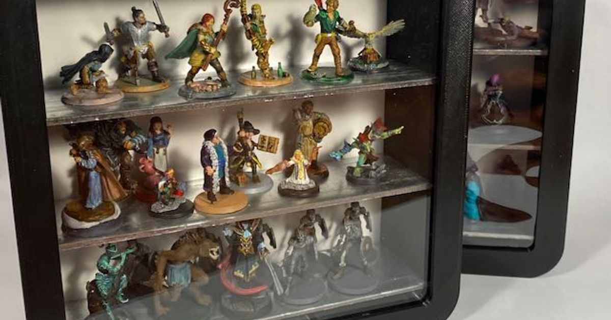 Customizable and Stackable Miniature Shadowbox by Scott's 3D, Download  free STL model