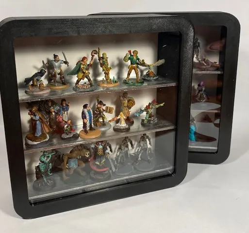 Customizable and Stackable Miniature Shadowbox by Scott's 3D, Download  free STL model