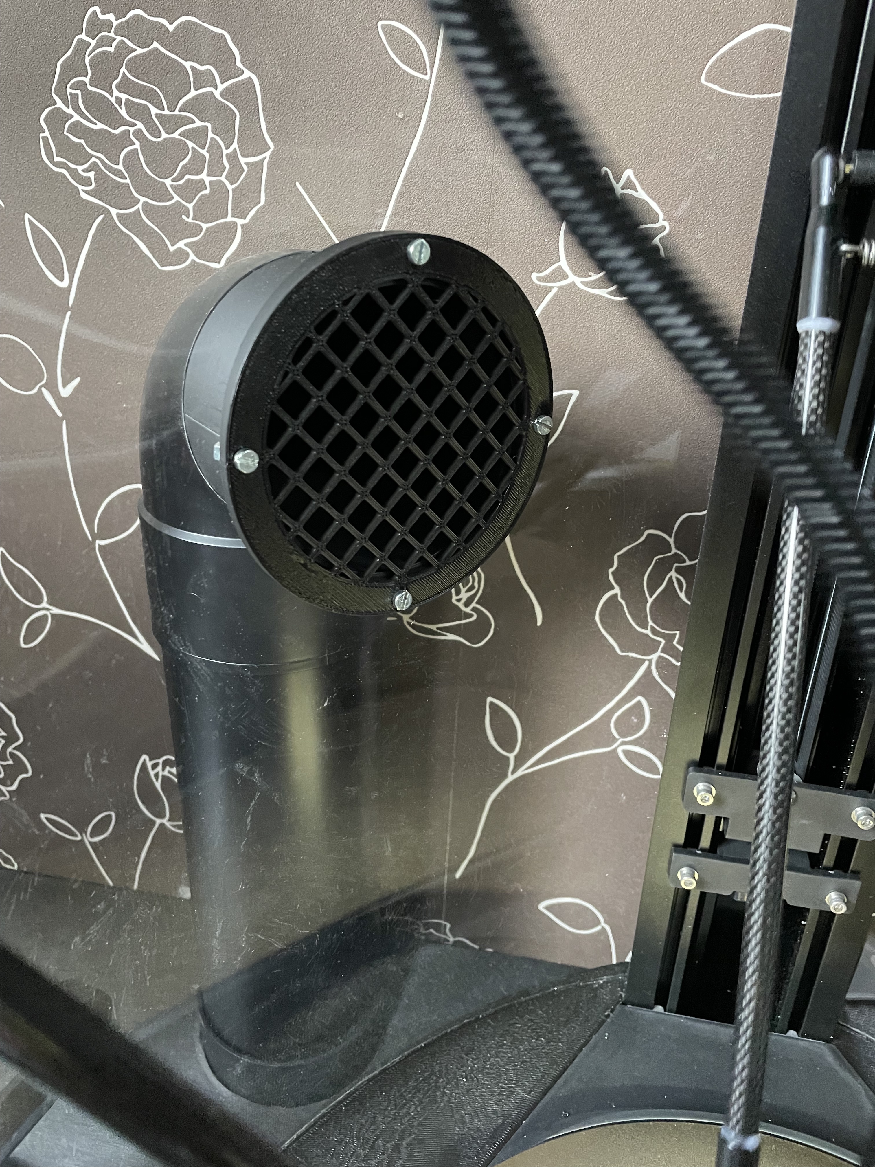Ventilation exhaust adapter for V400 housing