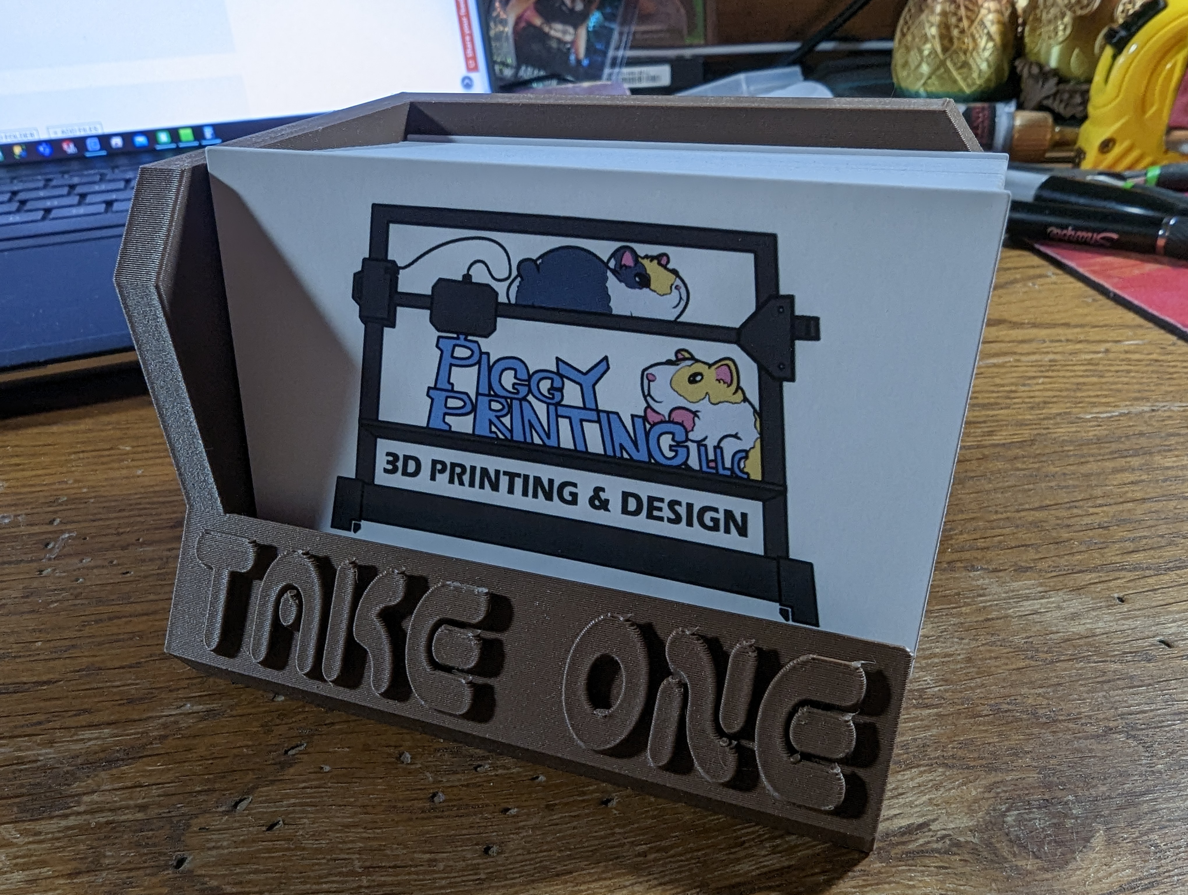 Take One Business Card Holder