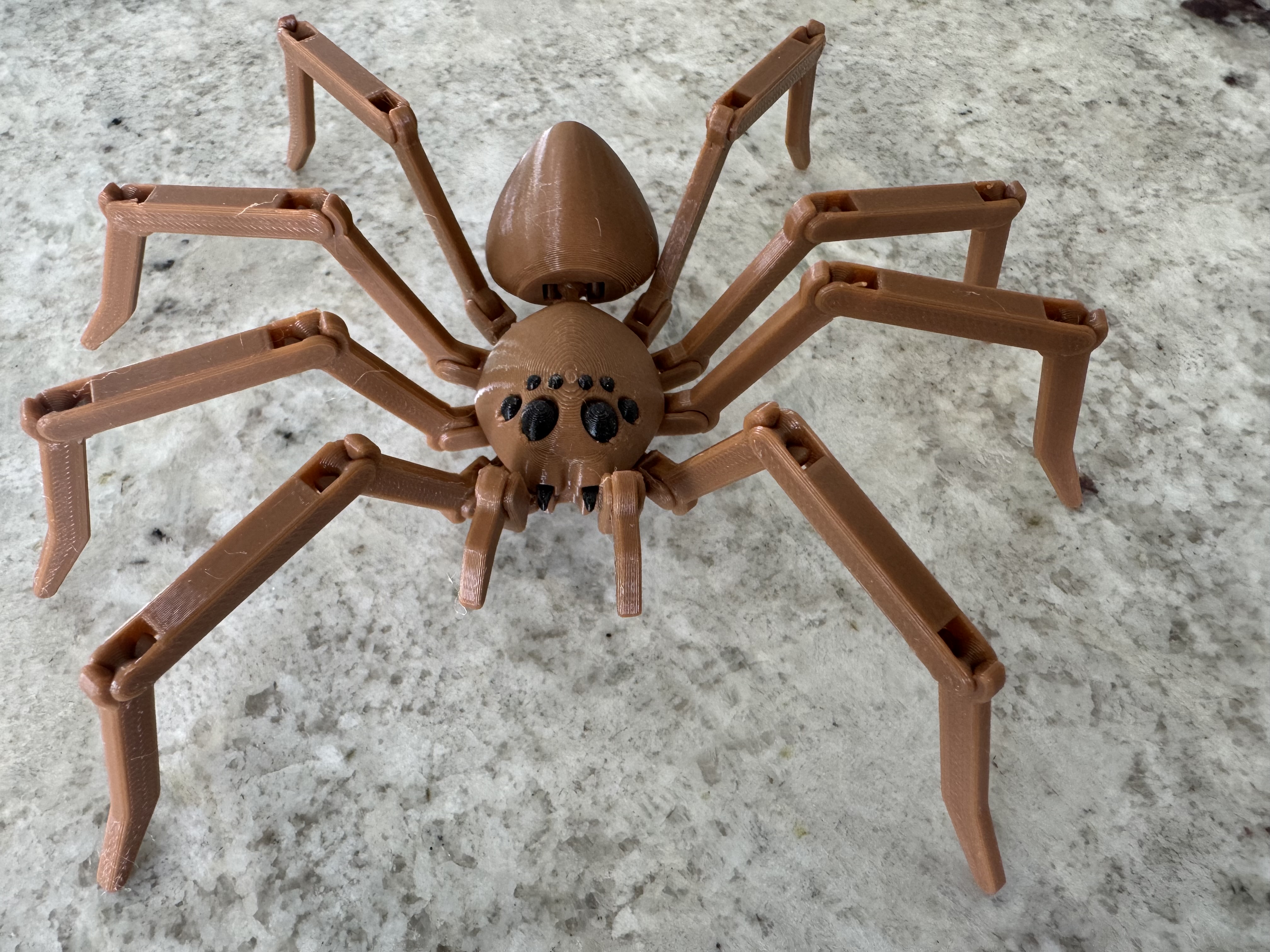 Longer Legs for Articulated Spider 3D model thumbnail