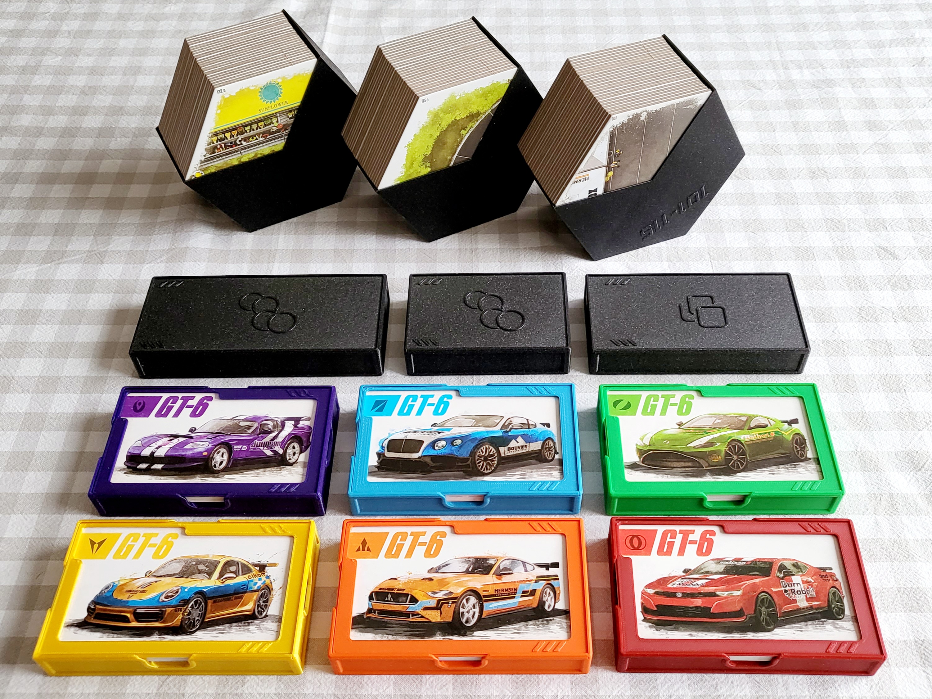 Rallyman GT - Box Organizer (incl. all expansions and Kickstarter extras)  by DrFeelgood | Download free STL model | Printables.com