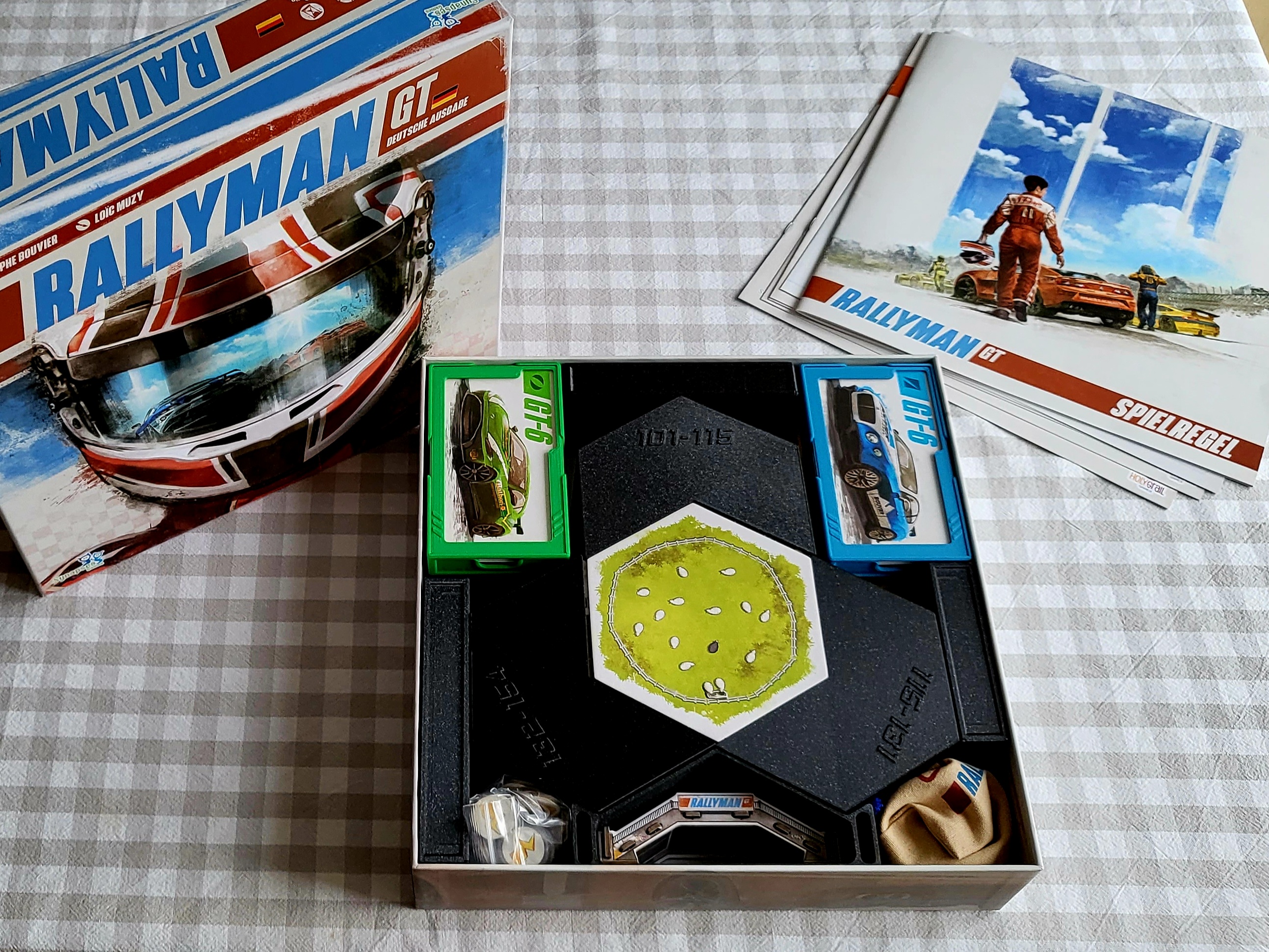 Rallyman GT - Box Organizer (incl. all expansions and Kickstarter extras)  by DrFeelgood | Download free STL model | Printables.com