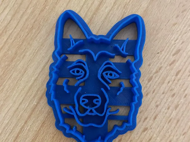 German shepherd cookie cutter