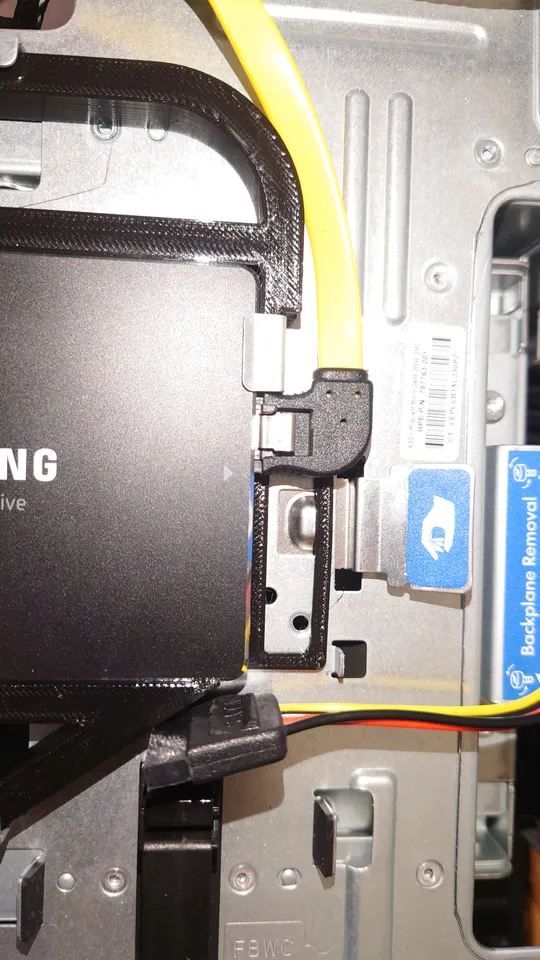 HP microserver gen8 odd to ssd bay by lmatula | Download HP microserver gen8 odd to ssd bay by lmatula | Download