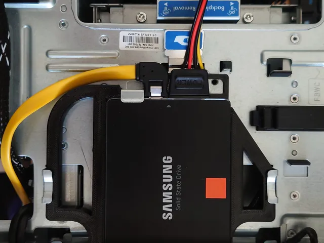 HP microserver gen8 odd to ssd bay