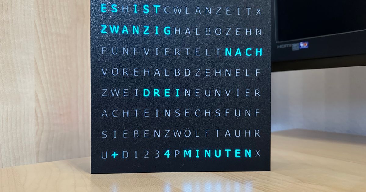 Wordclock Generatoren Von Nuforce – Word Clock Generator – QUHB