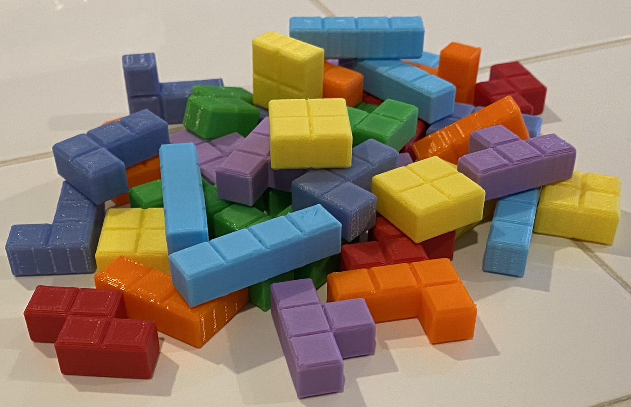 Tetris Pieces by BradyPrints | Download free STL model | Printables.com