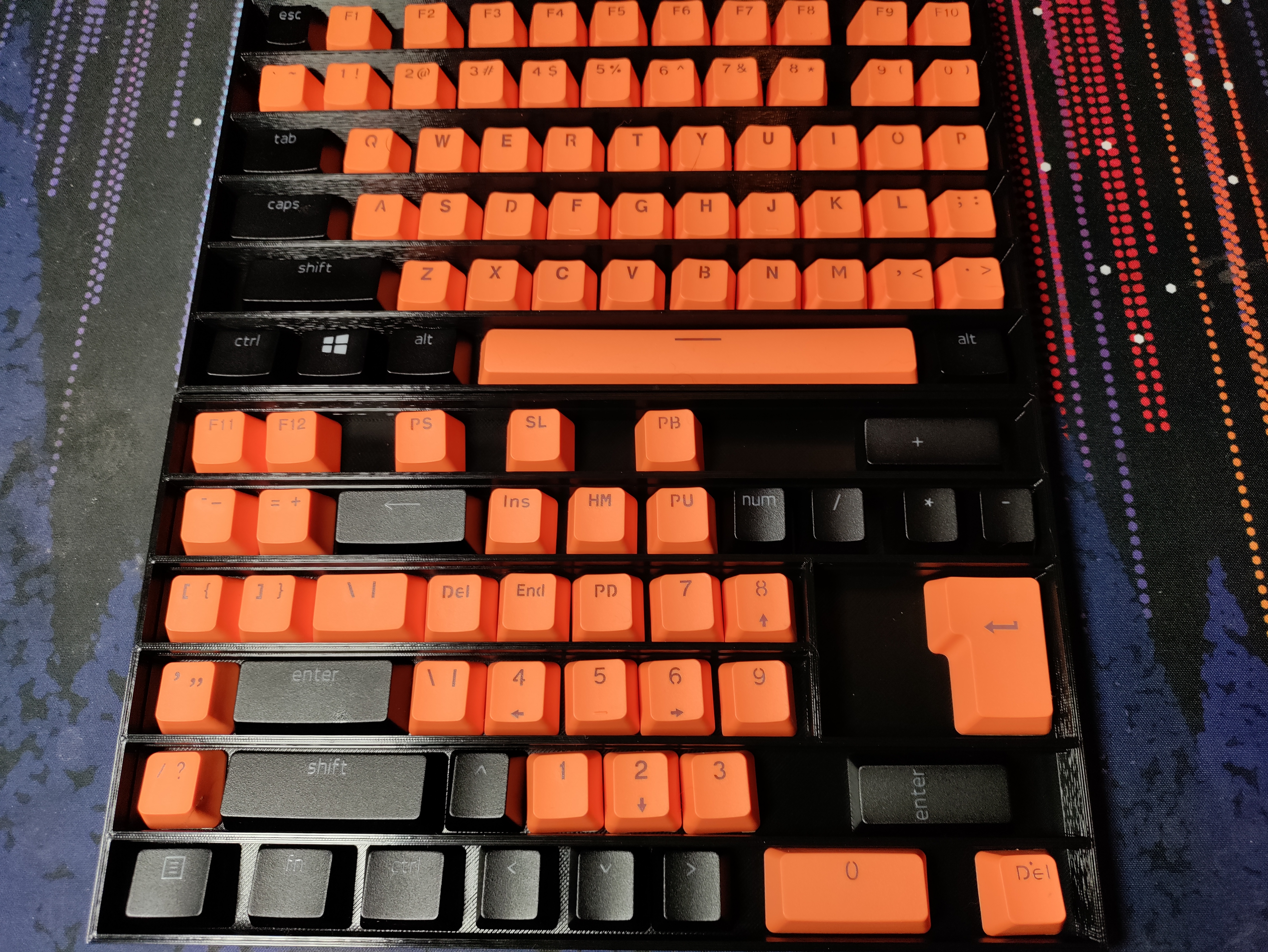 6 Row Keycap Tray and Case