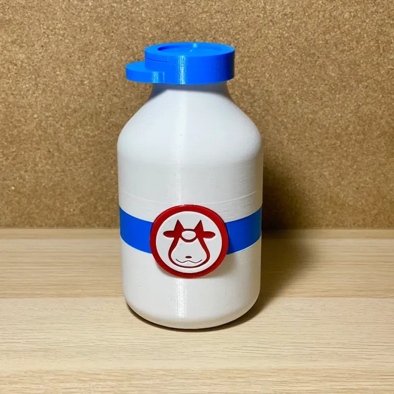 Pokemon Moomoo Milk Milktank Glass Milk Bottle With 