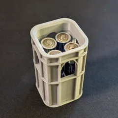 STL file Beer crate battery box AA AA cells Stackable 🍺・3D print