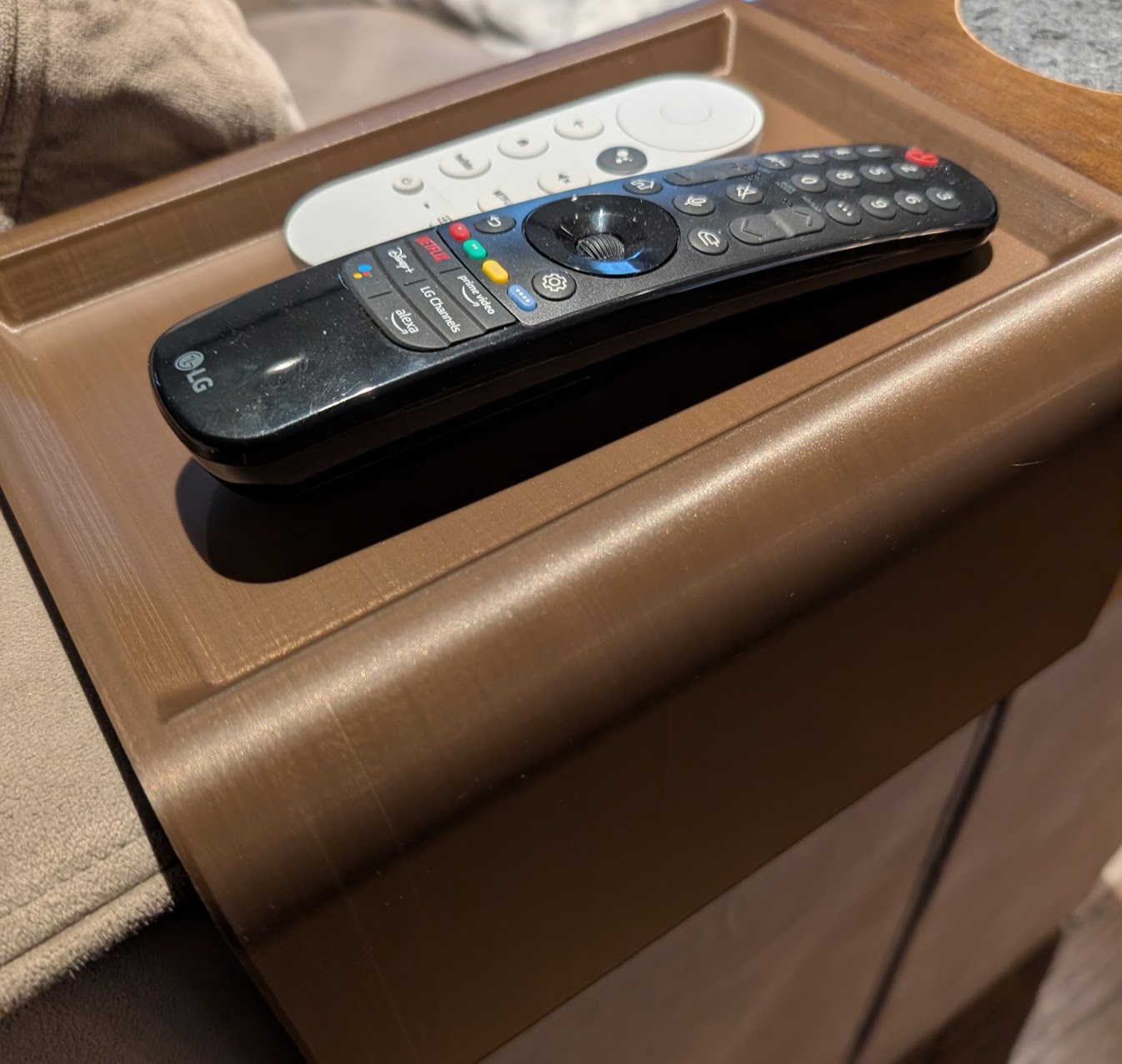 Lovesac Compatible Remote Tray