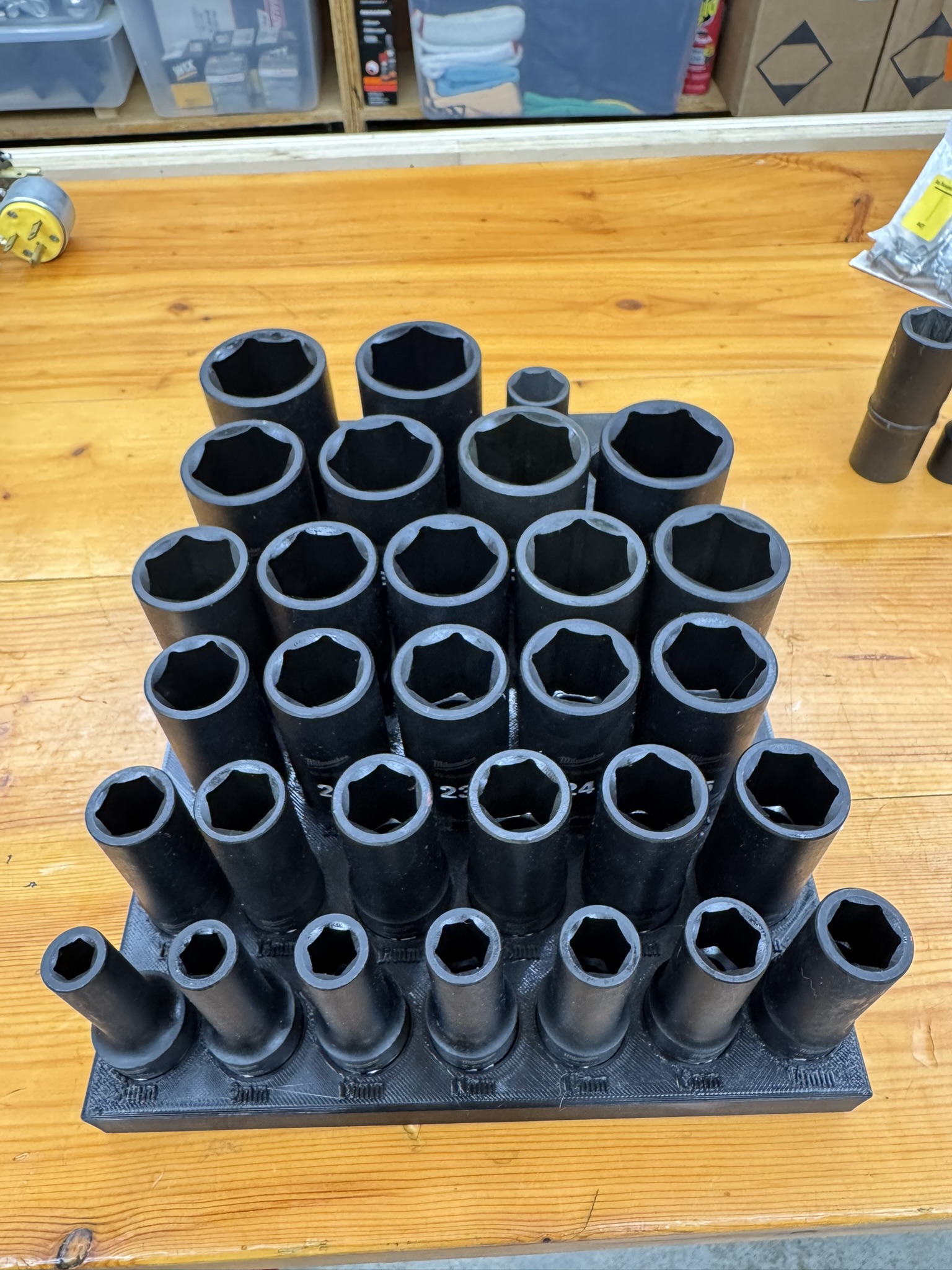 Milwaukee 29pc 1/2" Impact Socket Set Organizer