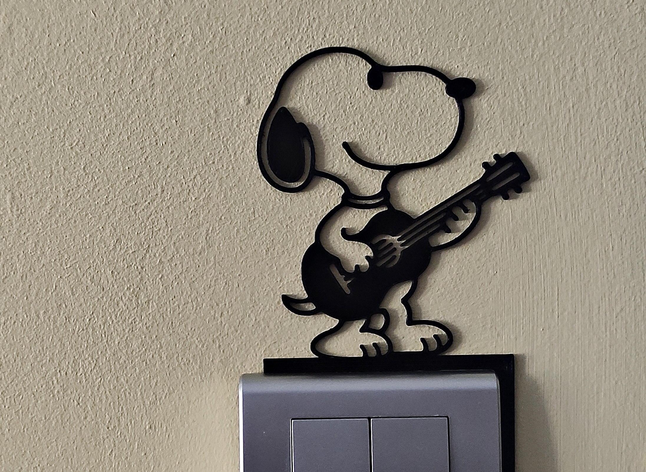 Snoopy Light Switch / Outlet Decoration - Model 39