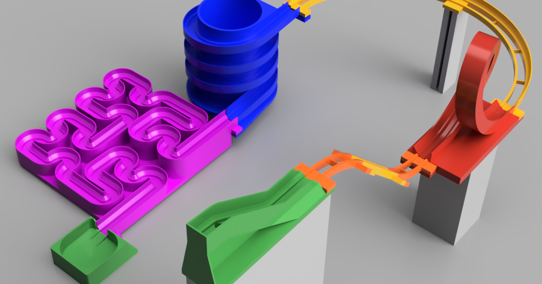 Lego compatible marble run online