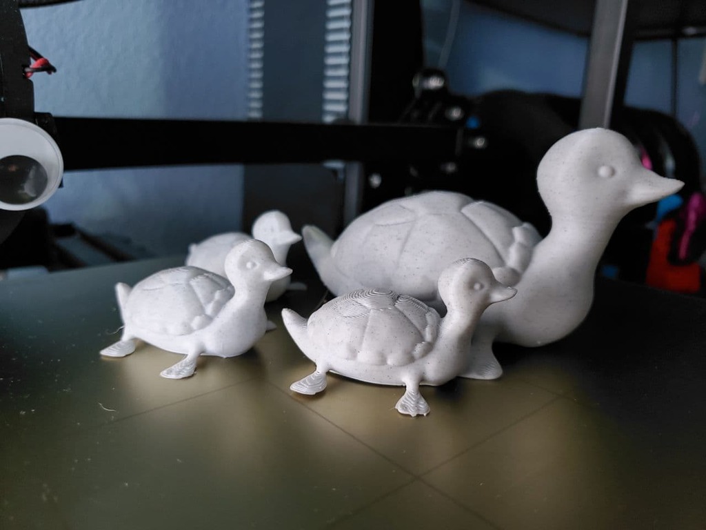 Miniatura 2 do modelo 3D Floating Turtle Duck (ATLA)