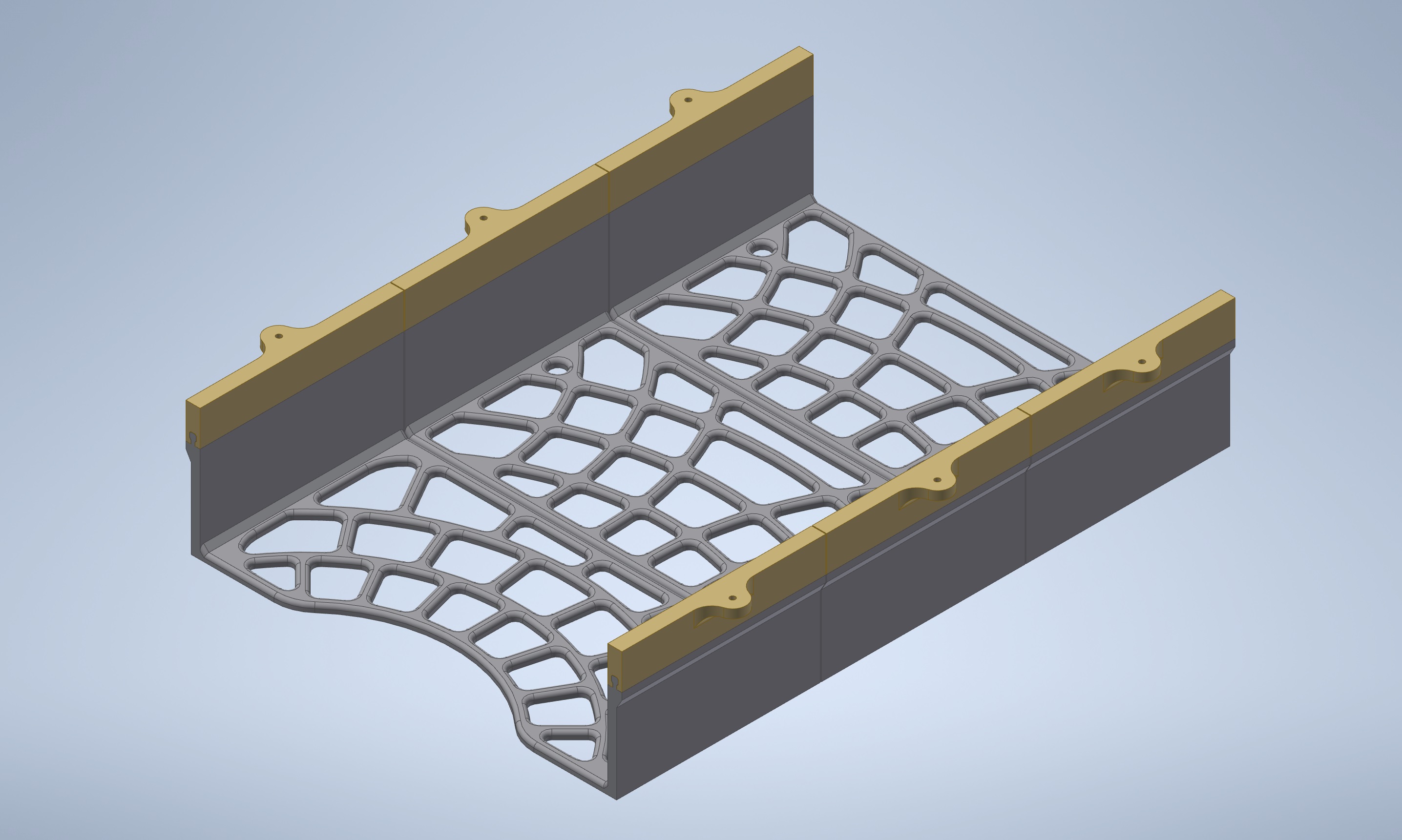 Block Notes Shelf - Modular - Under Desk